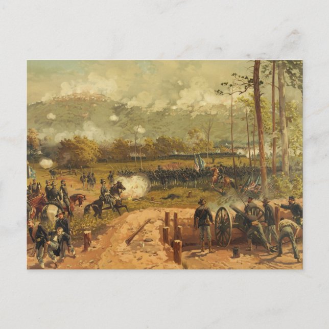 American Civil War Battle of Kennesaw Mountain Postcard (Front)