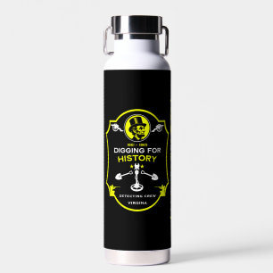 American Civil War Metal Detecting Club Water Bottle