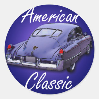 American Classic 1949 Cadillac Classic Round Sticker