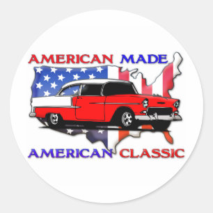 American Classic Round Sticker