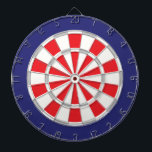 American Classic White, Silver, Red, And Navy Blue Dartboard<br><div class="desc">American Classic White,  Silver,  Red,  And Navy Blue Coloured Dart Board Game Including 6 Brass Darts</div>