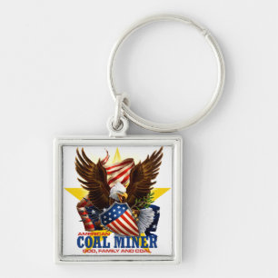 AMERICAN COAL MINER KEYCHAIN