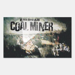 AMERICAN COAL MINER STICKER