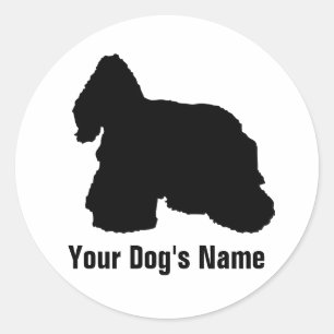 American Cocker Spaniel アメリカン・コッカー・スパニエル Classic Round Sticker