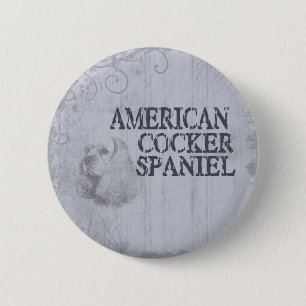 American Cocker Spaniel 2 Inch Round Button