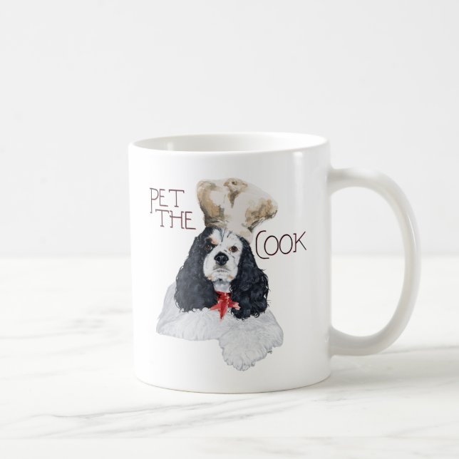 American Cocker Spaniel Chef Coffee Mug (Right)