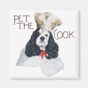 American Cocker Spaniel Chef Magnet
