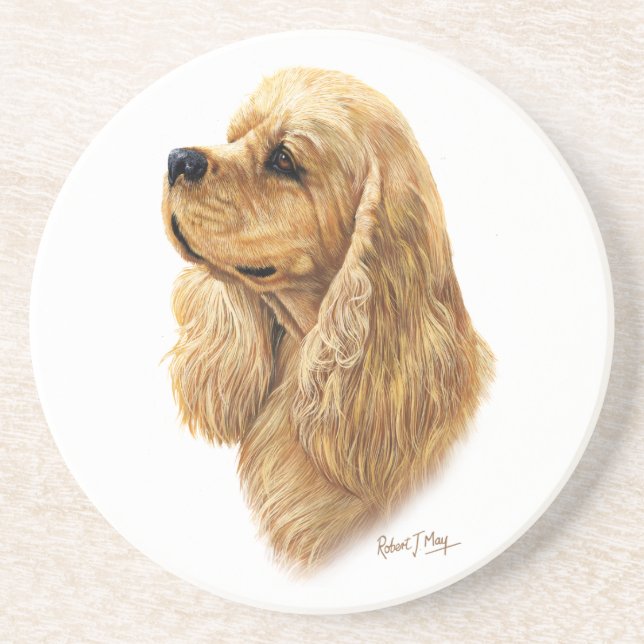 American Cocker Spaniel Coaster (Front)