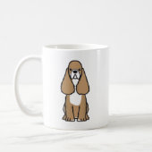 American Cocker Spaniel Dog Breed Cartoon Mug (Left)