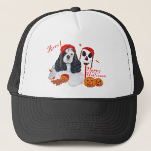 American Cocker Spaniel Halloween Trucker Hat