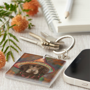 American Cocker Spaniel Keychain