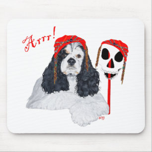 American Cocker Spaniel Pirate Mouse Pad