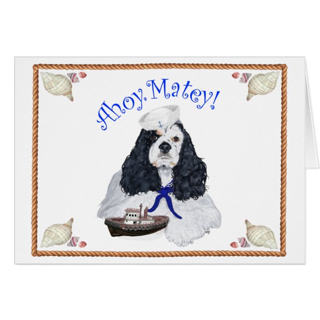 American Cocker Spaniel Sailor (Devant horizontal)