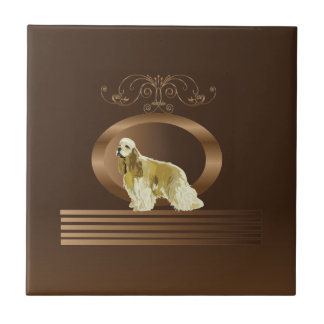 American cocker spaniel tile