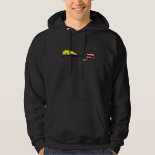 American Colombian USA Flag USA Colombia God Hand Hoodie