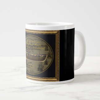 American Colonial Schooner Sir Edward Hawke Large Coffee Mug