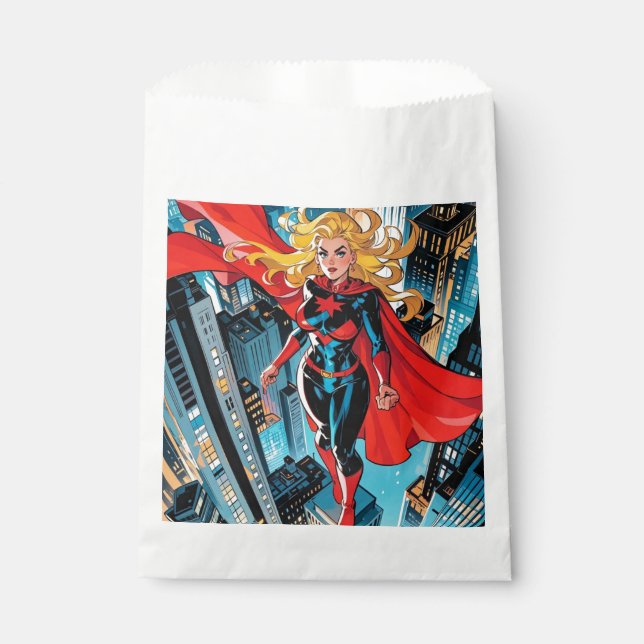 American Comics, Retro American Comics superhero Favour Bag (Front)