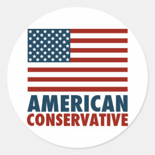 American Conservative Classic Round Sticker