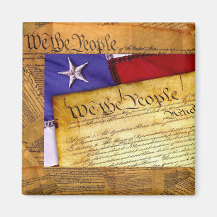 American Constitution We The People Magnet
