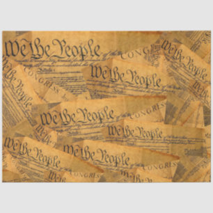 American Constitution We The People Tissue Paper