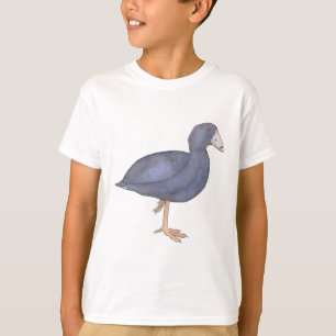 American Coot watercolor bird species art T-Shirt
