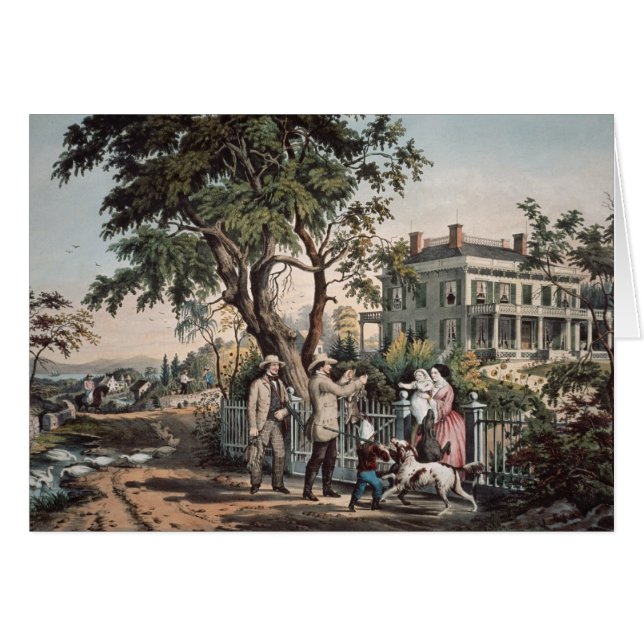 American Country Life - October Afternoon, 1855 (Front Horizontal)