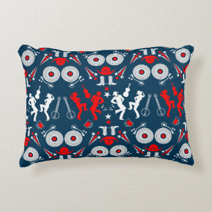American Country Music Line Dancing Accent Pillow