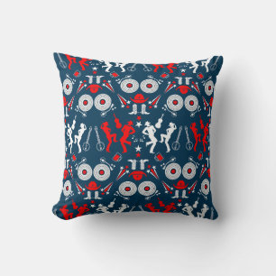 American Country Music Line Dancing Throw Pillow