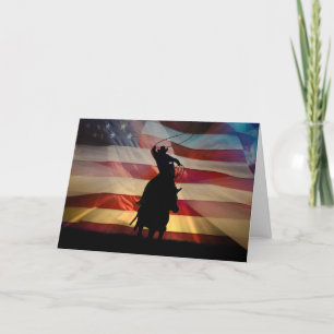 American Cowboy Carte d'anniversaire C'est le tour