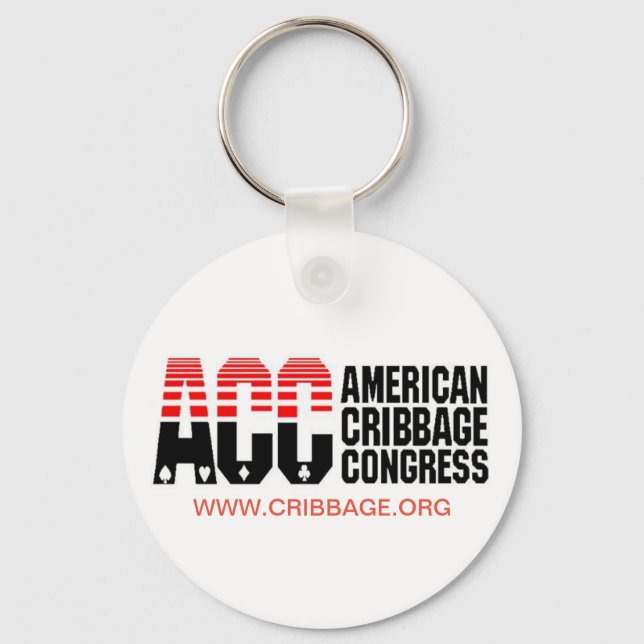 American Cribbage Congress Keychain (Front)