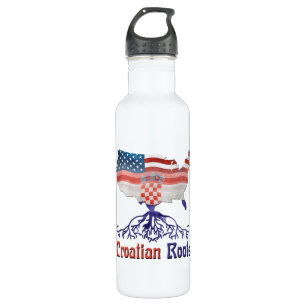 American Croatian Roots 710 Ml Water Bottle