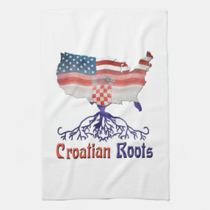 American Croatian Roots Kitchen Towel
