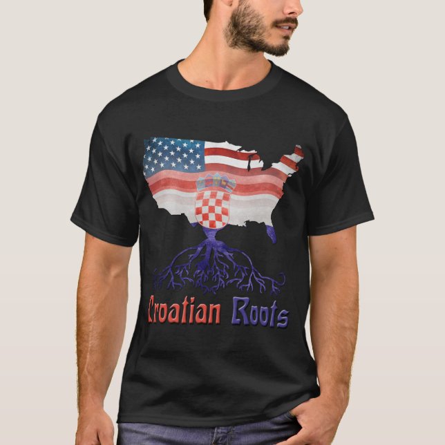 American Croatian Roots Tee (Front)