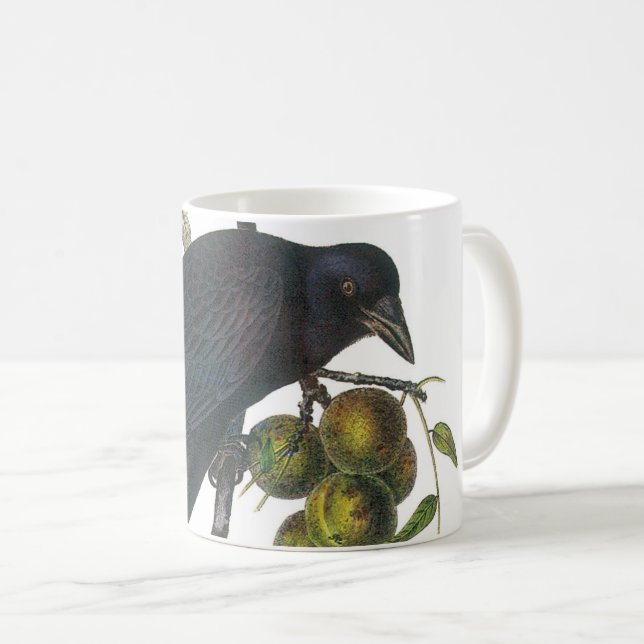 American Crow by Audubon Coffee Mug (Front Right)
