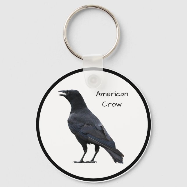 American Crow Keychain (Front)