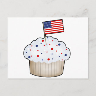 American Cupcake Postcard
