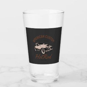 American custom hot rod glass
