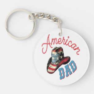 American Dad Cowboy Keychain