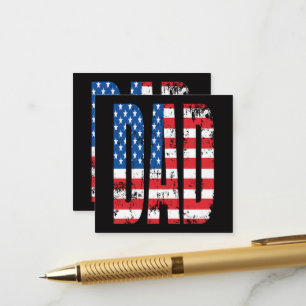 american dad flag enclosure card