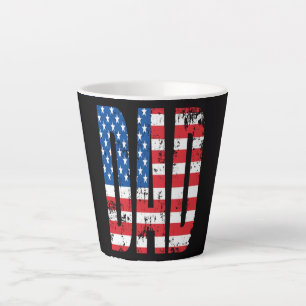 american dad flag latte mug