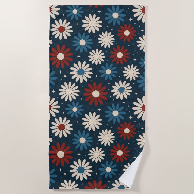 American Daisy's  Beach Towel (Front)
