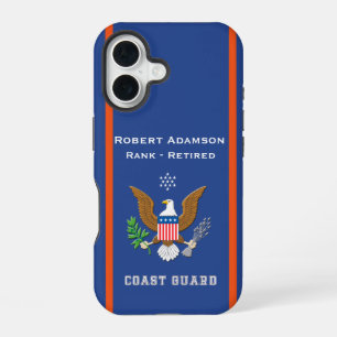 American Defence Emblem - personalize with name iPhone 16 Case