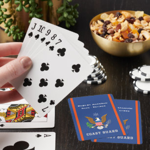 American Defence emblem - personalize with name Playing Cards