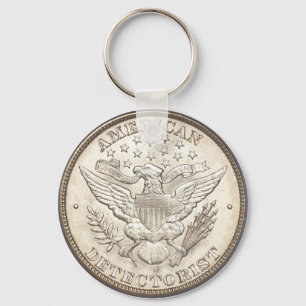 American Detectorist Classic Button Keychain