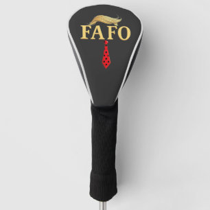 American Donald Trump FAFO USA Flag Patriotic Golf Head Cover