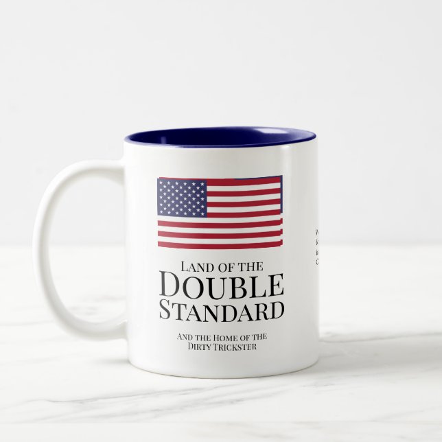 American Double Standard Two-Tone Coffee Mug (Left)