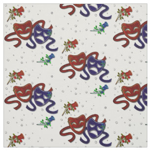 American Drama Comedy & Tragedy Fabric
