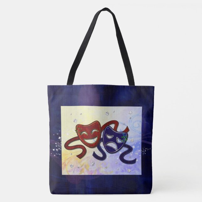 American Drama Comedy & Tragedy Tote Bag (Front)