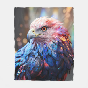 American Dream - Fantastic Eagle  Fleece Blanket