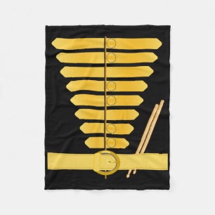 American Drum Major Costume Marching Band Uniform  Fleece Blanket